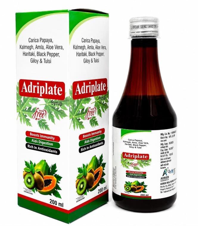 ADRIPLATE 200 ML SYRUP pack shot