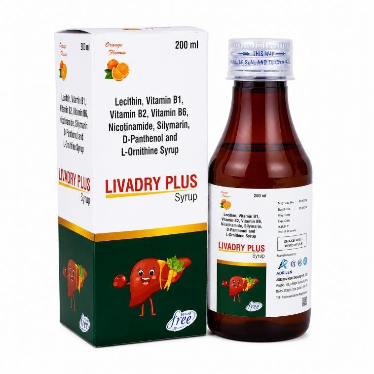 LIVADRY PLUS 200 ML SYRUP pack shot
