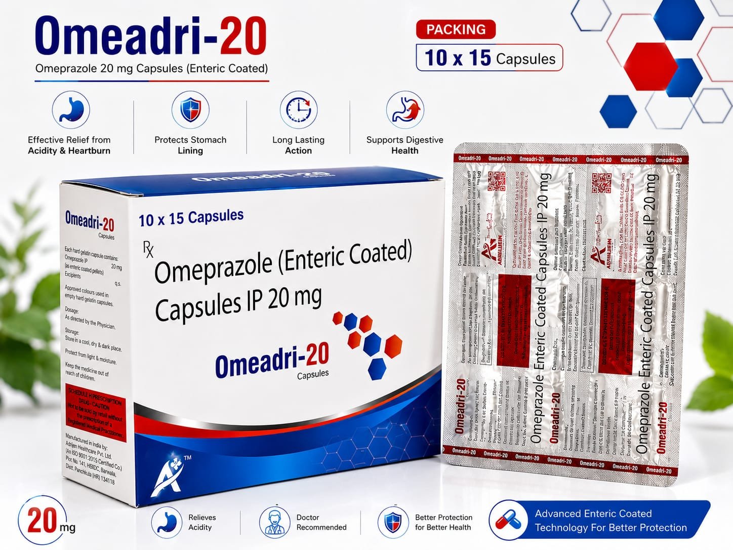 OMEADRI - 20 CAP pack shot
