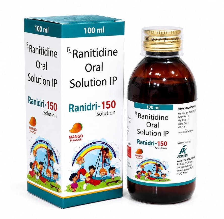 RANIDRI-150 SUSP pack shot