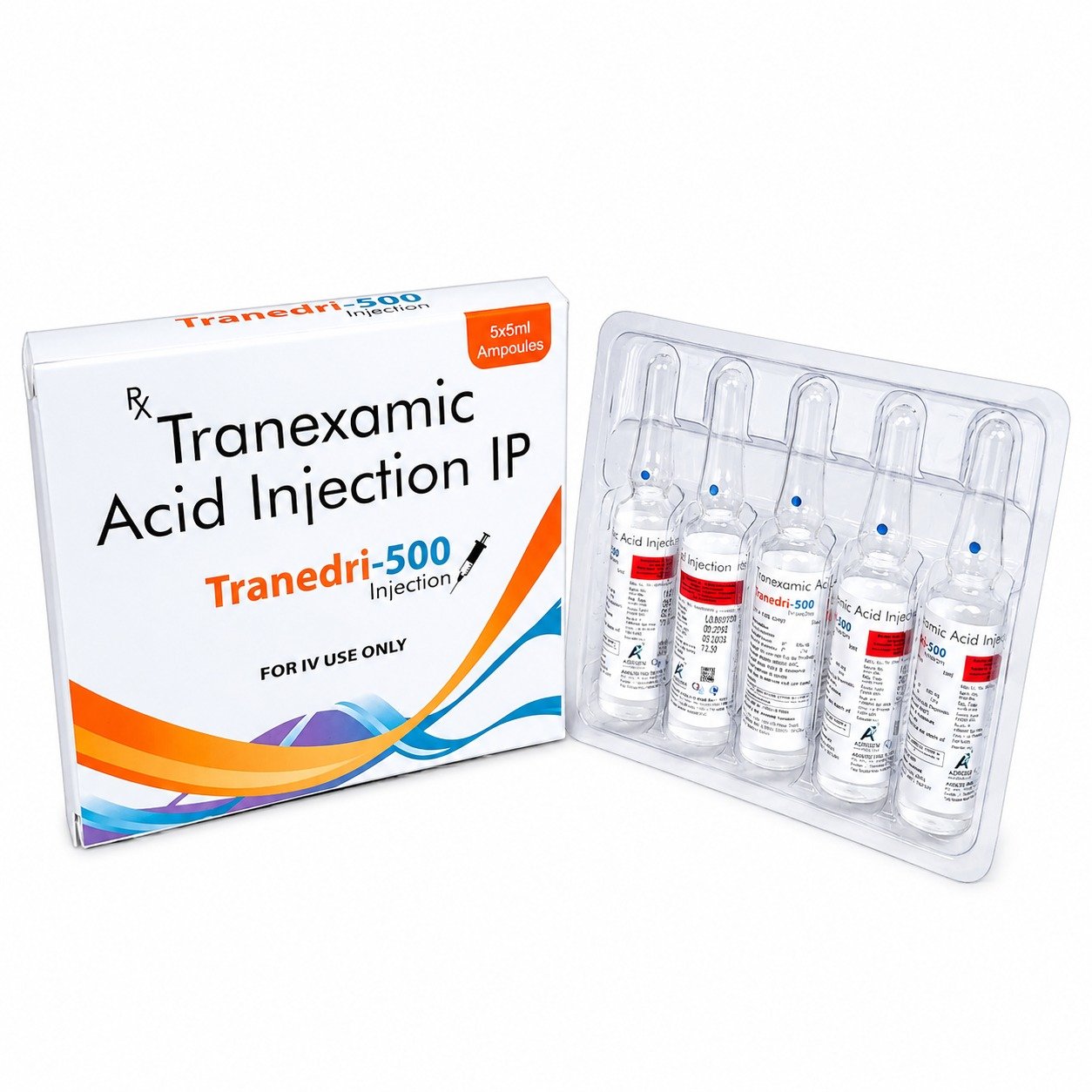 TRANEDRI 500 INJ pack shot